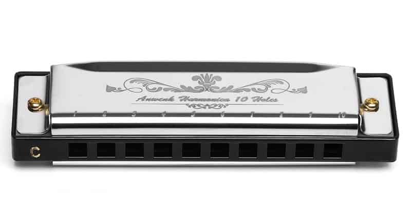 Anwenk Harmonica Key Of C 10 Hole 20 Tone Diatonic Harmonica