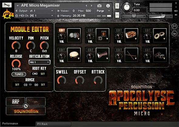 Apocalypse Percussion Micro by Soundiron