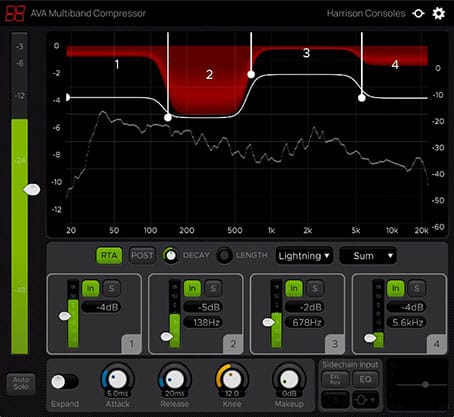 AVA Multiband Compressor by Harrison Consoles
