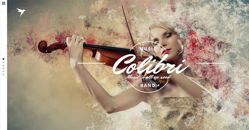 Colibri – WP Theme For Busy Musicians