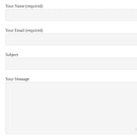 Contact form for wordpress plugin