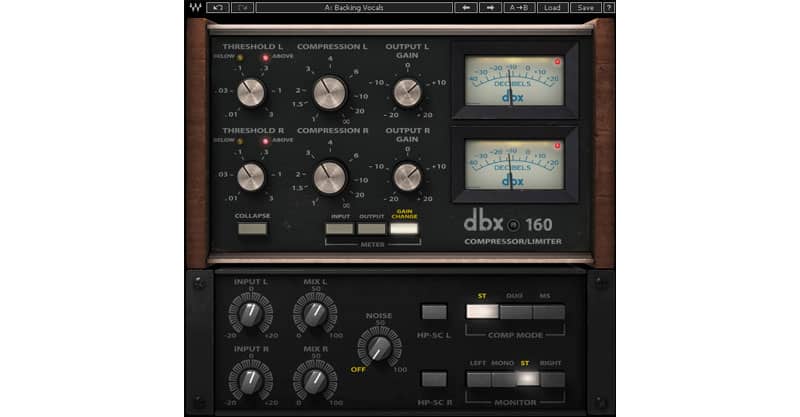 dbx 160 Compressor / Limiter by Waves