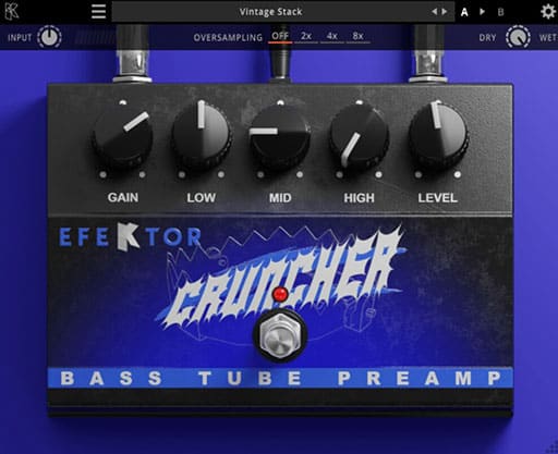 EFEKTOR BASS CRUNCHER by Kuassa