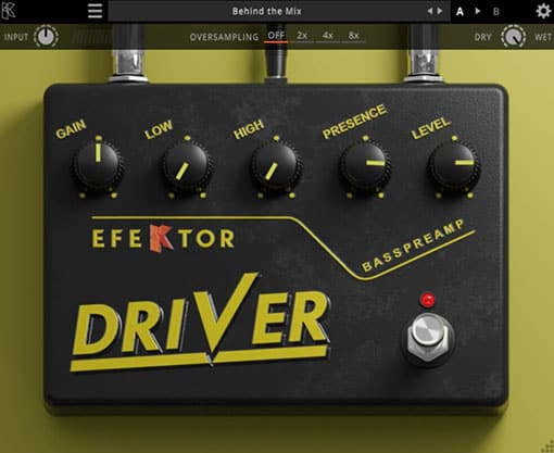 EFEKTOR BASS DRIVER by Kuassa – Best Budget Option
