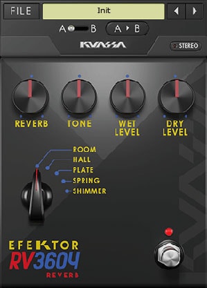 EFEKTOR RV3604 Reverb by Kuassa