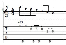 Legato guitar example 2