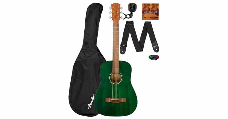 Fender FA-15 3/4 Scale Kids Steel String Guitar Learn-To-Play Bundle