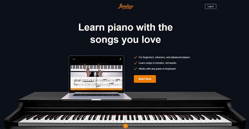 flowkey piano learning app
