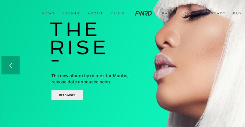 FWRD – Music Band & Musician WordPress Theme