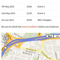 Gig and events plugin