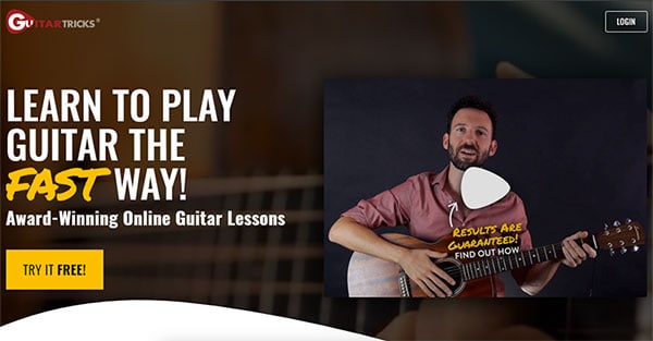 Guitar Tricks resources page