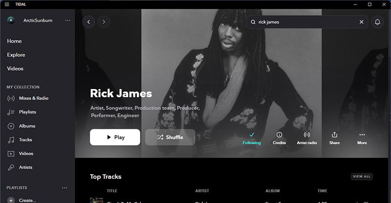 HiFi music streaming