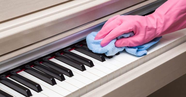 How To Clean A Piano, The Best Way To Get Rid Of Fingerprints On The Keys