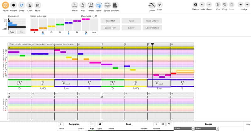 Intelligent Musical Sketchpad