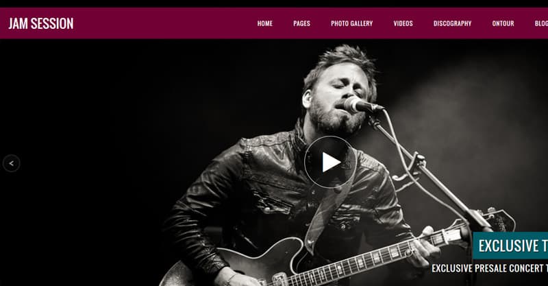 JamSession – Music & Music Band WordPress Theme