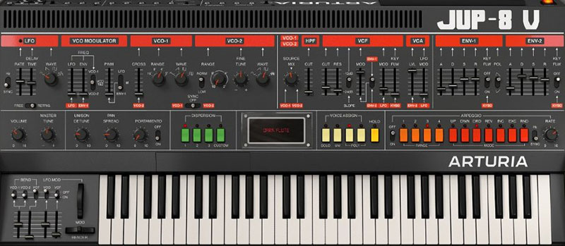 Jup-8 V by Arturia – Best Premium Option
