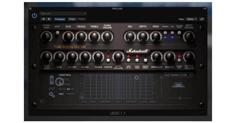 Mercuriall Tube Amp Ultra 530