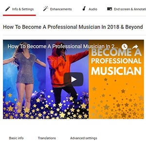 Module 7 - Profitable Video Musician Course