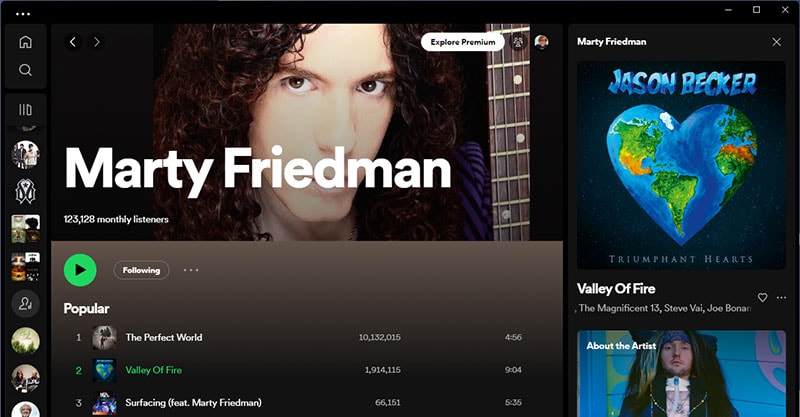 Music streaming service