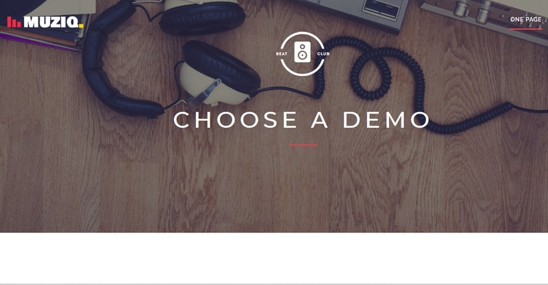 Muziq – Music Band & Musician WordPress Theme
