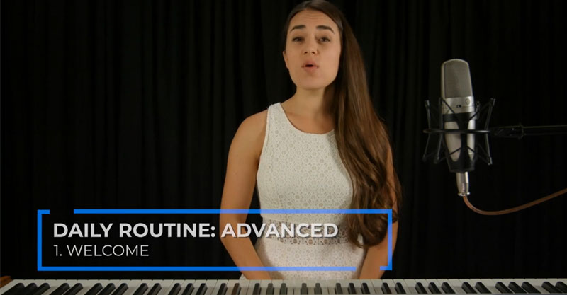 Online vocal lessons