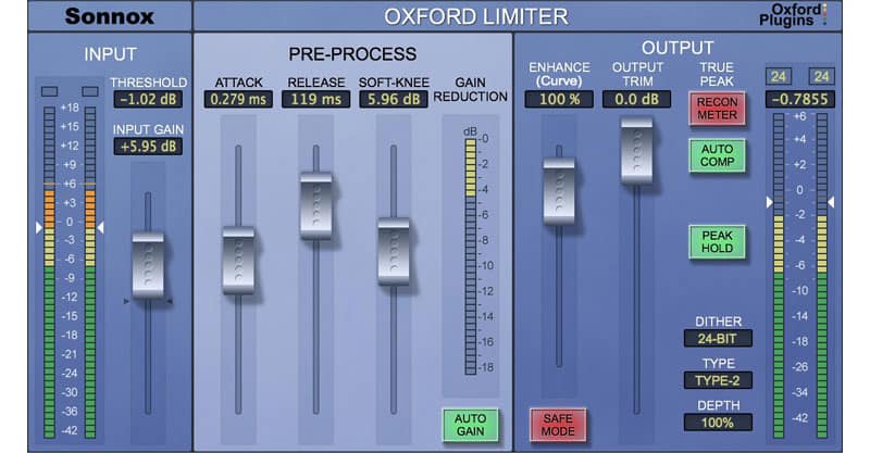 Oxford Limiter V3 by Sonnox – Best Premium Option