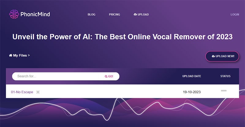 PhonicMind AI Vocal Remover