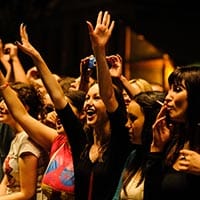 Playing sold out shows as an indie musician
