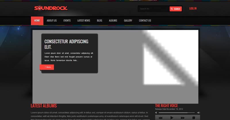 Sound Rock – Music Band WordPress Theme