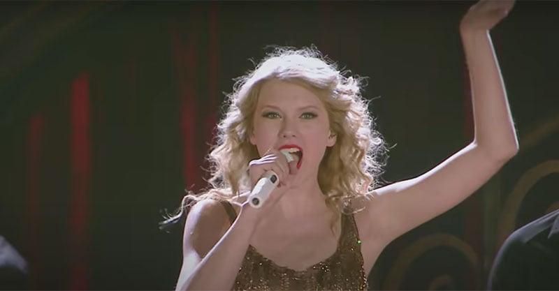 "Sparks Fly" by Taylor Swift