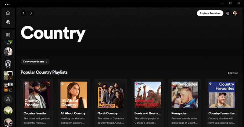 Streaming music library comparison