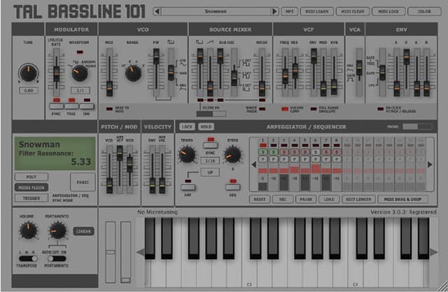 TAL-BassLine-101 by TAL