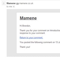Thank Me Later email