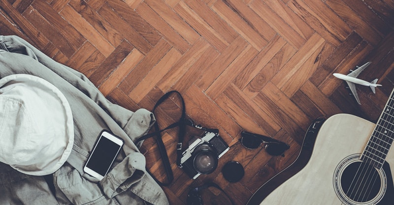 Travelling with a guitar
