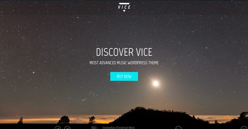 Vice: Music Band, Dj And Radio WordPress Theme