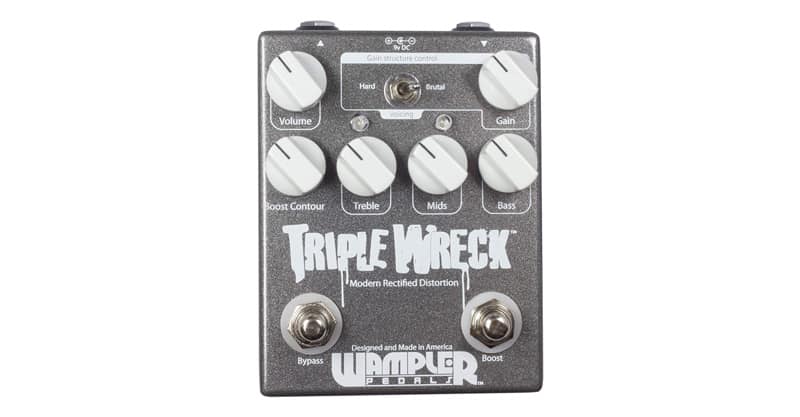 Wampler Triple Wreck Modern Rectified Distortion Pedal